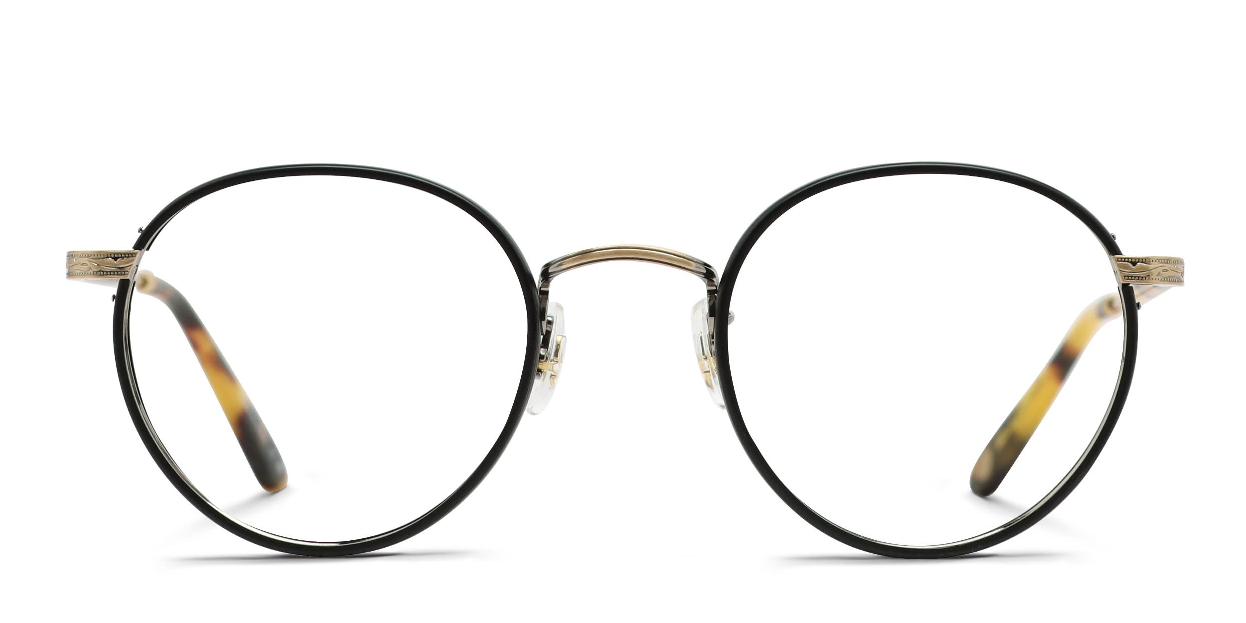 Garrett Leight Wilson Black, Gold Prescription Eyeglasses