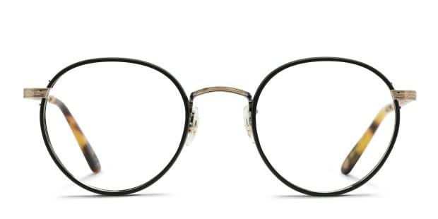 マイケル様、専用！美品» GARRETT LEIGHT Wilson Garrett Leight Wilson Black, Gold Prescription Eyeglasses
