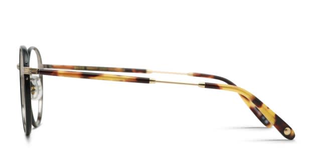 Garrett Leight Wilson Black, Gold Prescription Eyeglasses