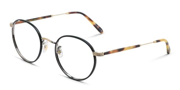 Garrett Leight Wilson Black, Gold Prescription Eyeglasses