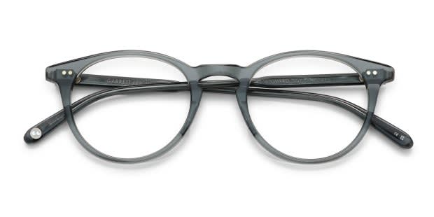 Garrett Leight Windward Gray, Clear Prescription Eyeglasses