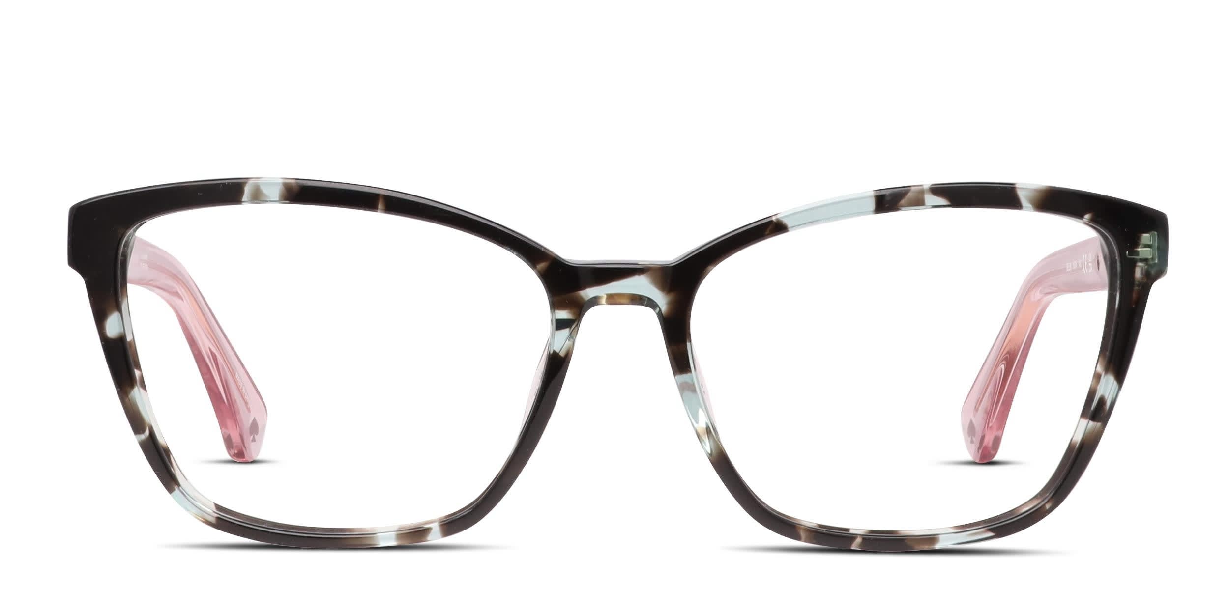 Kate Spade Belen Tortoise, Green glasses - Tortoise / Green - Frontal View