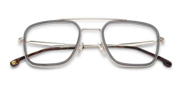 クラシック nosac99 Carrera 280 Gray, Gold Prescription Eyeglasses