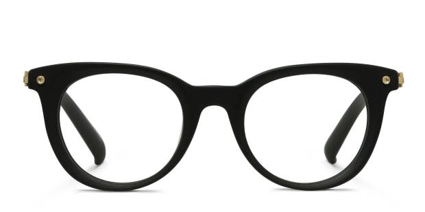 Yohji Yamamoto Label 21 Matte Black Prescription Eyeglasses