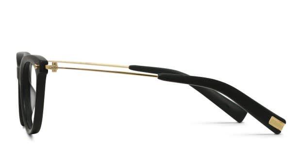 Yohji Yamamoto Label 21 Matte Black Prescription Eyeglasses