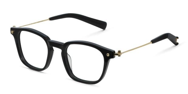 Yohji Yamamoto Label 22 Shiny Black Prescription Eyeglasses