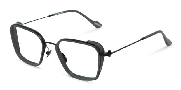 Yohji Yamamoto Look 003 Gray, Black Prescription Eyeglasses
