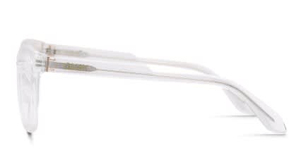Quay Hardwire Clear, White glasses - Clear / White - Side View