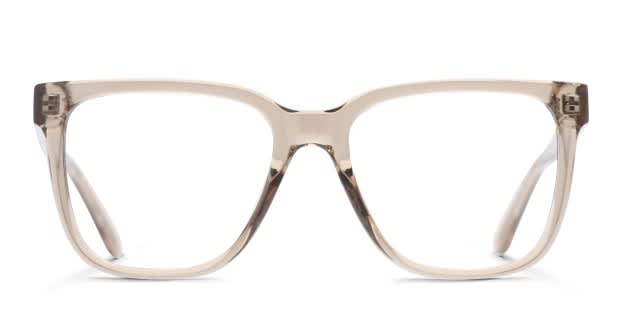 Quay Wired Standard Brown, Clear Prescription Eyeglasses display picture 1