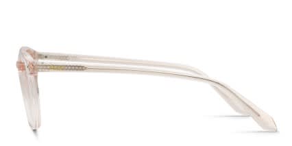 Quay Ctrl Pink, Clear glasses - Pink / Clear - Side View