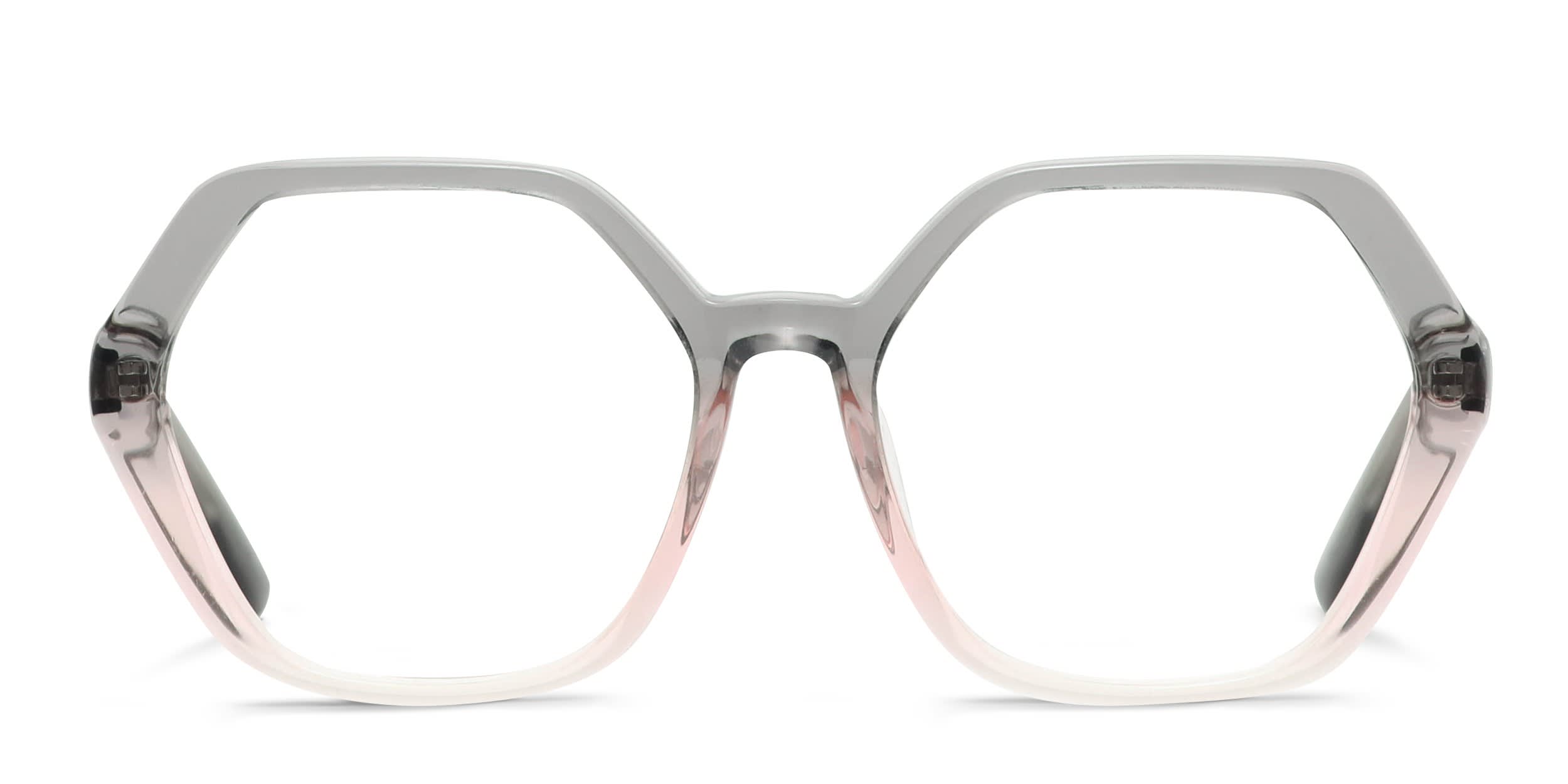 Diff Dixie Gray, Pink glasses - Gray / Pink - Frontal View