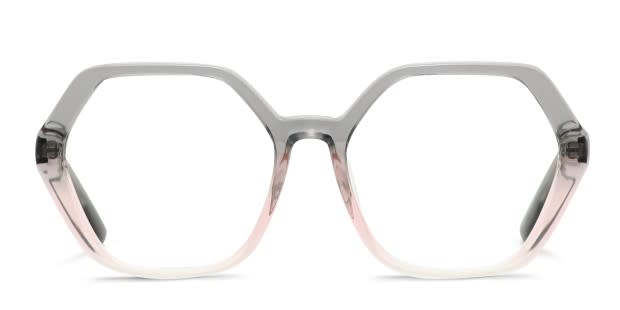 【美品】DOCODEMOSPEAKER SP-1 MISTY GRA… Diff Dixie Gray, Pink Prescription Eyeglasses