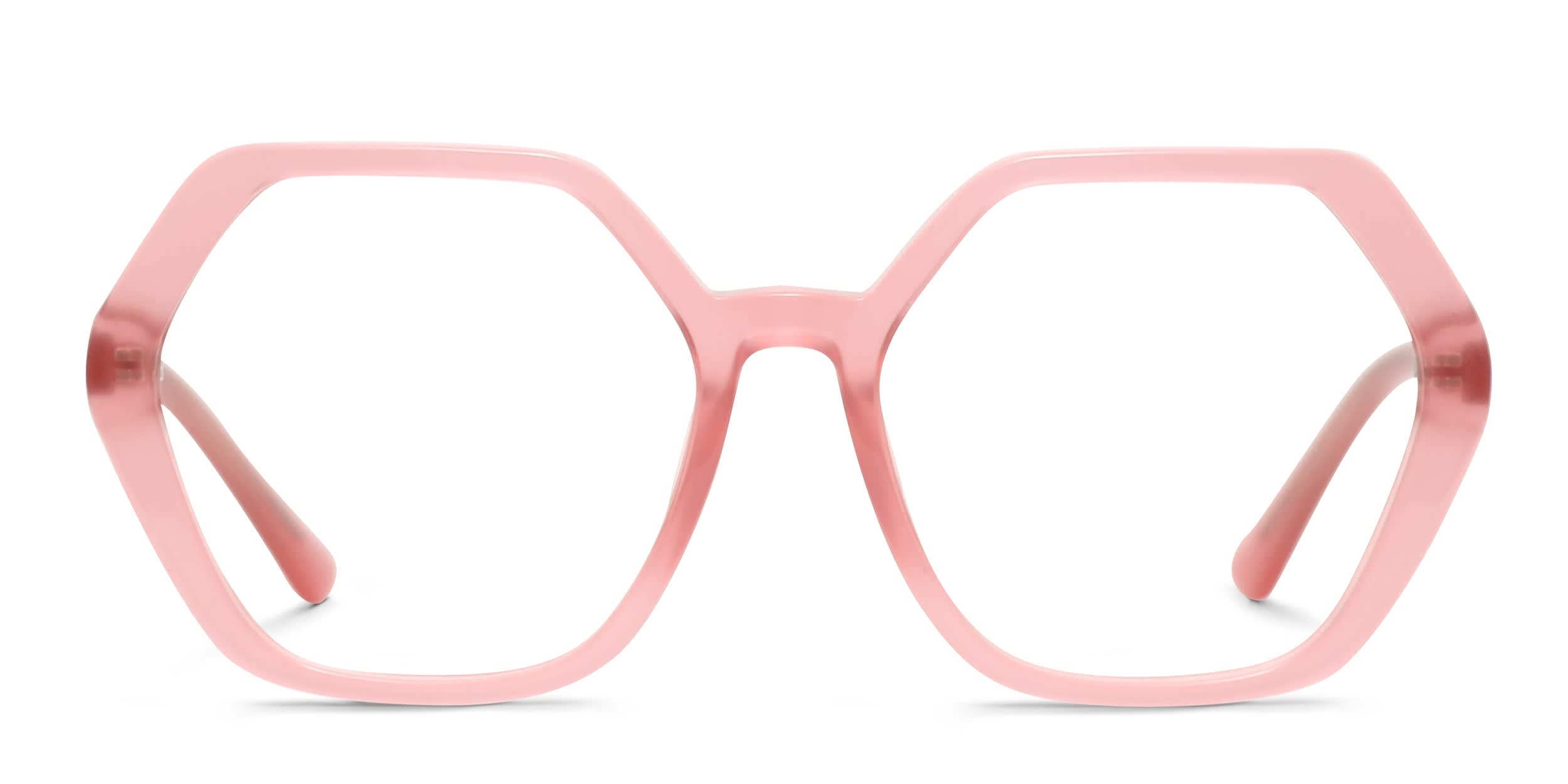 Diff Dixie Pink glasses - Pink - Frontal View
