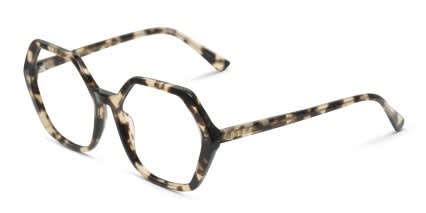Diff Dixie Tortoise, Brown glasses - Tortoise / Brown - Angle View
