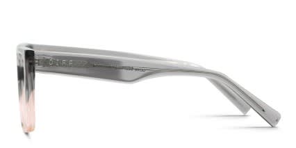 Diff Olive Gray, Pink glasses - Gray / Pink - Side View