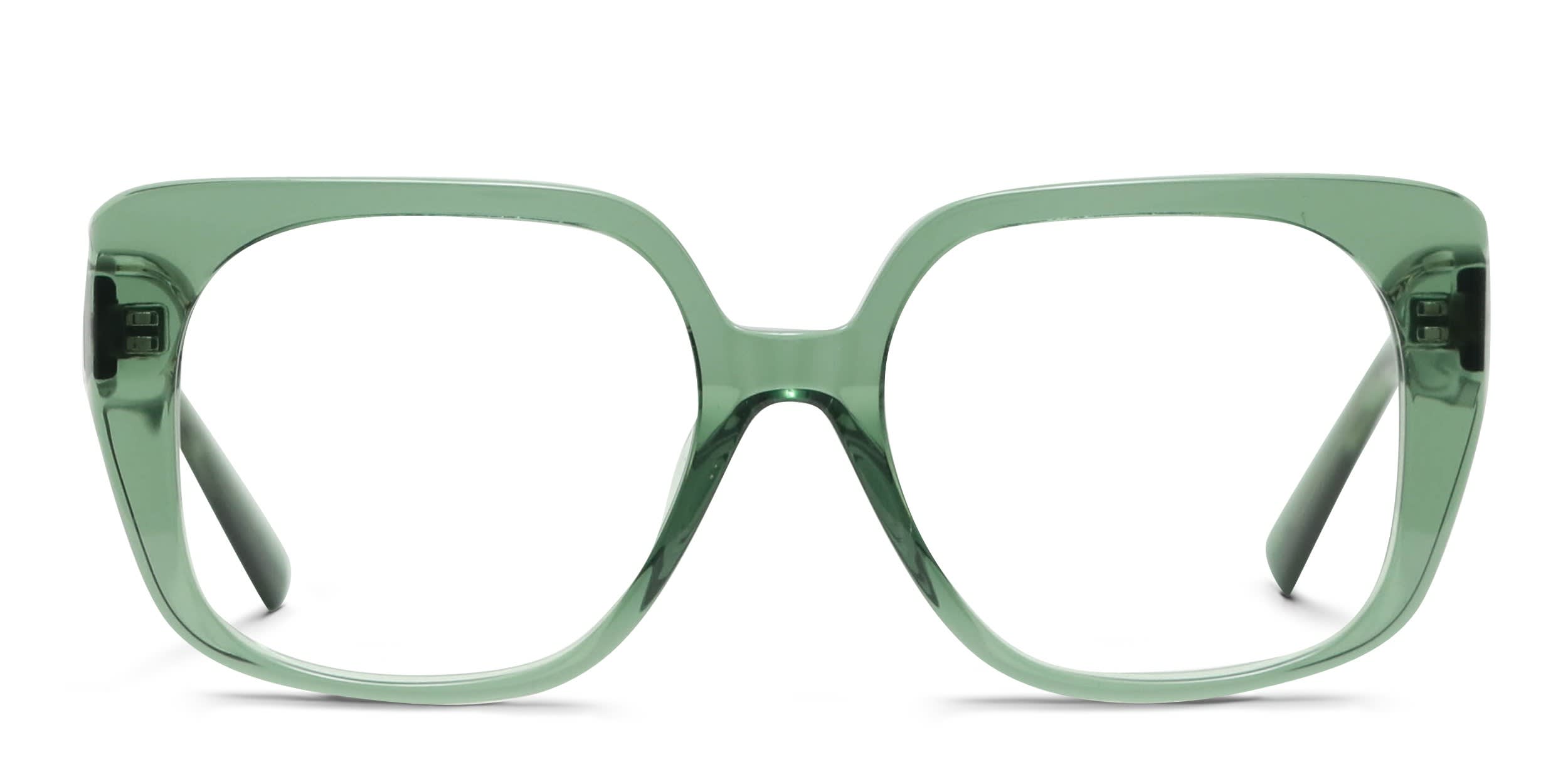 Diff Cecilia Green glasses - Green - Frontal View