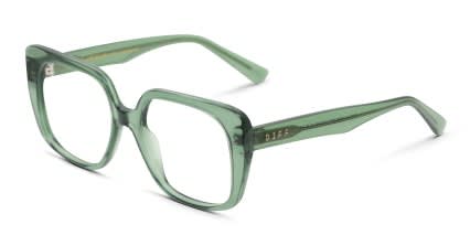 Diff Cecilia Green glasses - Green - Angle View