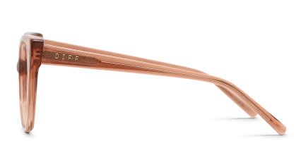 Diff Penelope Brown, Clear glasses - Brown / Clear - Side View