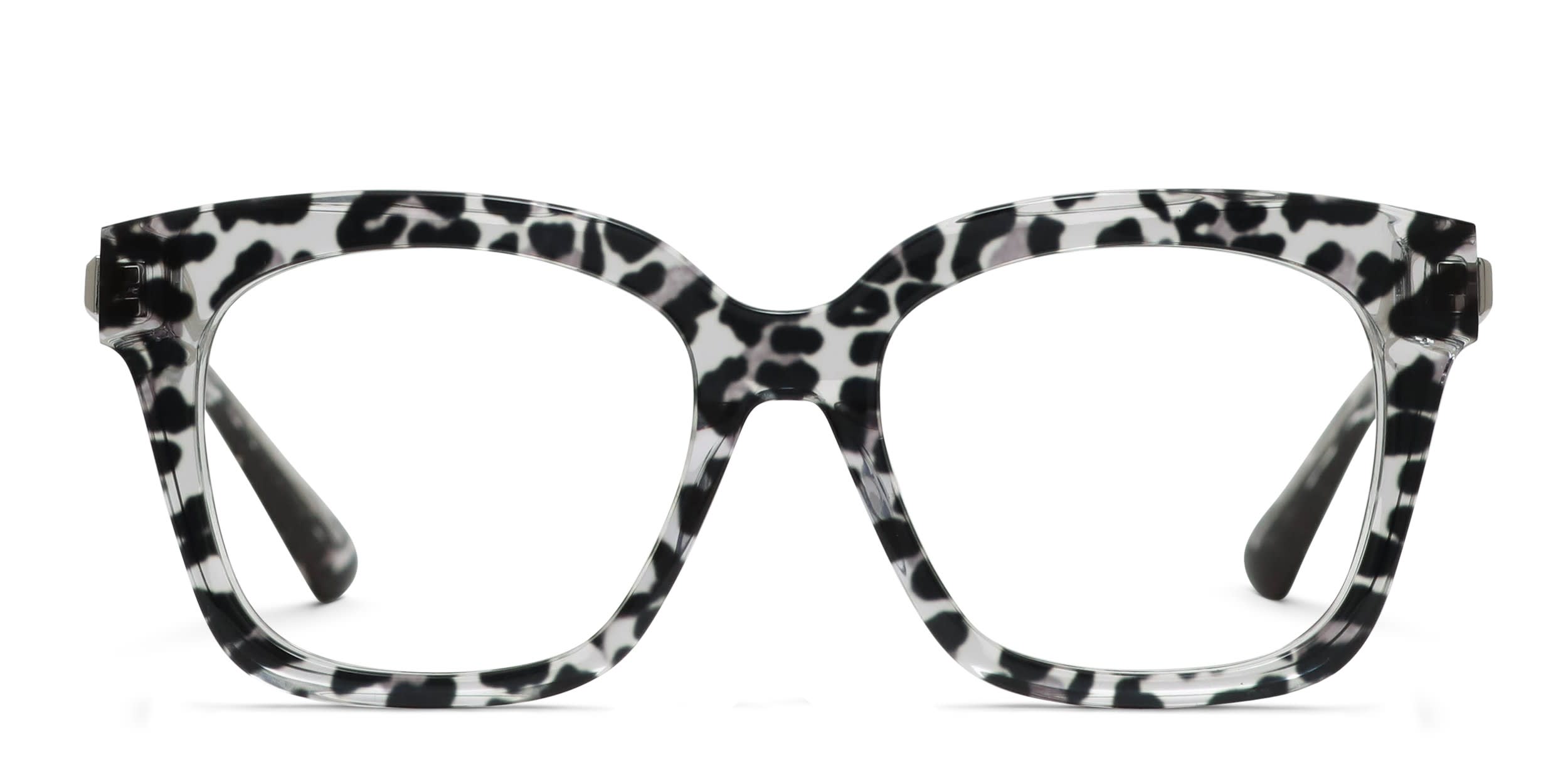 Diff Bella XS Tortoise, Black, Clear Prescription Eyeglasses