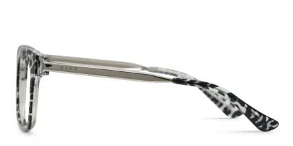 Diff Bella XS Tortoise, Black, Clear glasses - Tortoise / Black / Clear - Side View