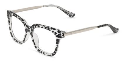 Diff Bella XS Tortoise, Black, Clear glasses - Tortoise / Black / Clear - Angle View