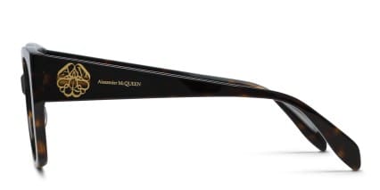 Alexander McQueen AM0379O Tortoise glasses - Tortoise - Side View