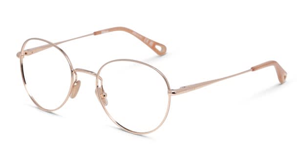 Chloe アイウェア スクエア フレム メカネ CH0020O 002 Chloe CH0020O Eyeglasses | FramesDirect.com