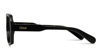 Chloe CH0155O Shiny Black glasses - Shiny Black - Side View
