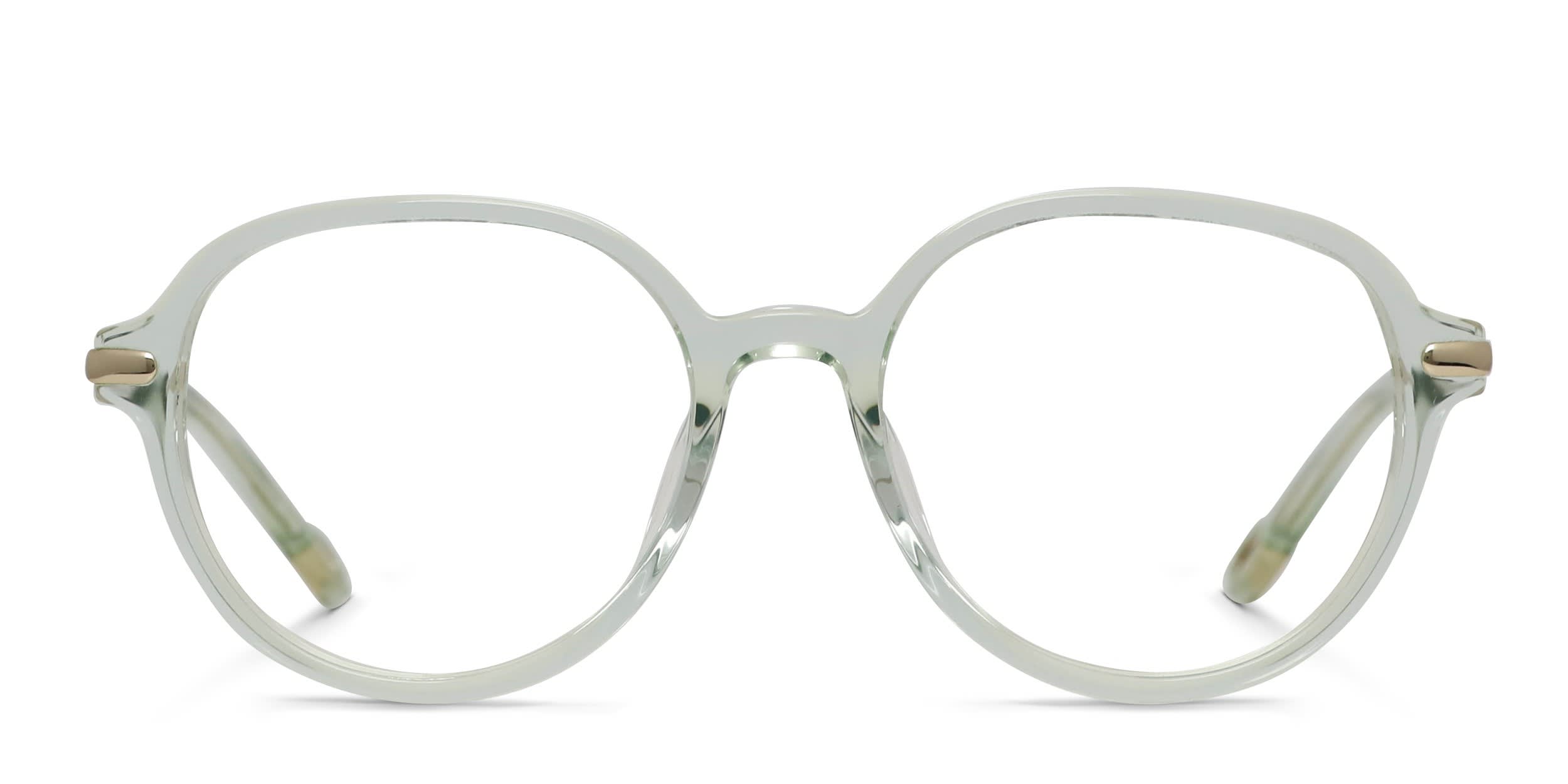 Chloe CH0217OA Green, Clear glasses - Green / Clear - Frontal View