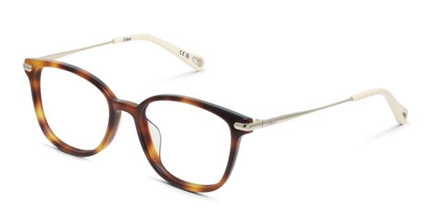 The Chloé CH0219OA is a stylish frame with soft cat-eye shaping