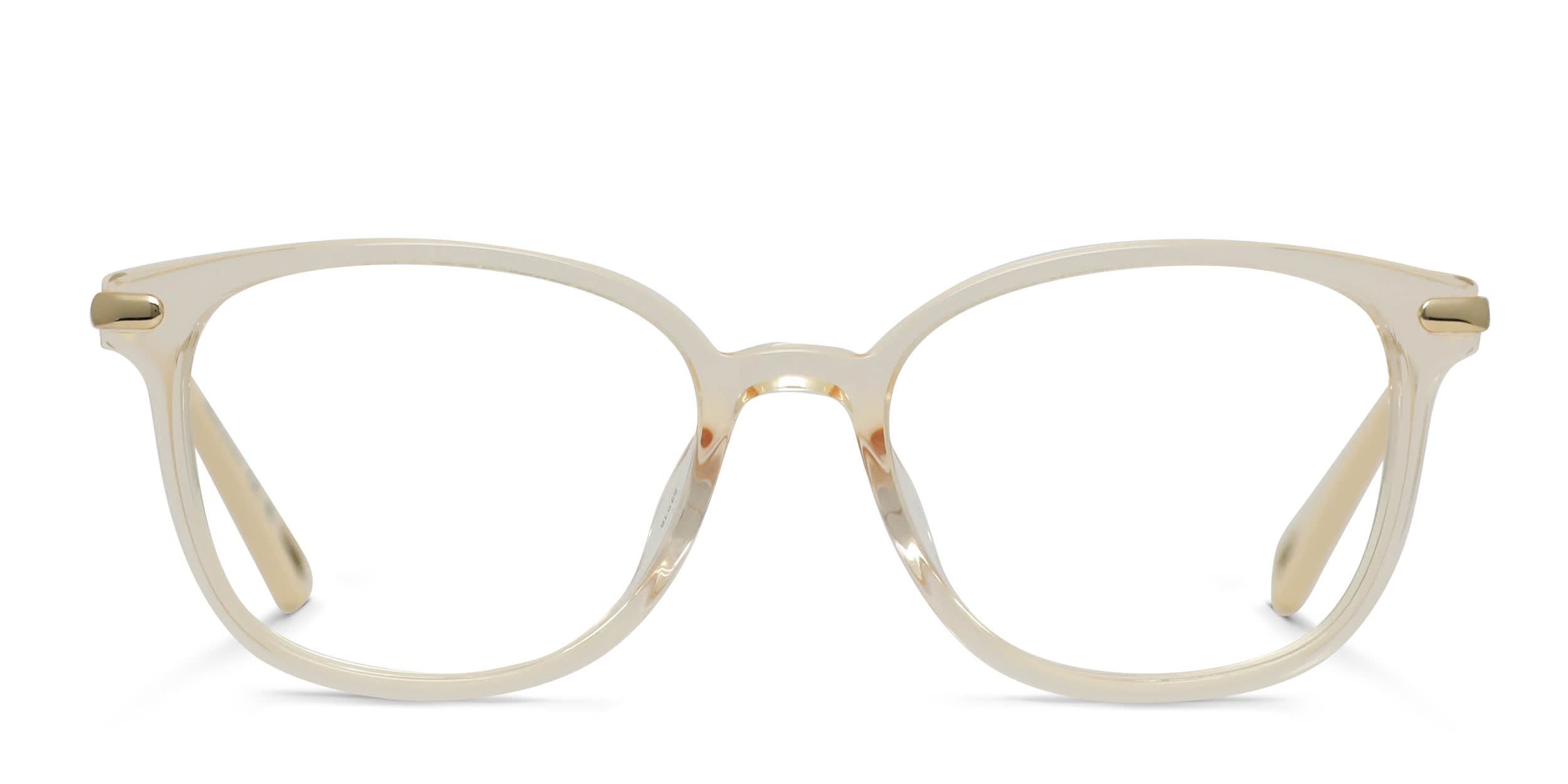 Chloe CH0219OA Yellow, Clear glasses - Yellow / Clear - Frontal View