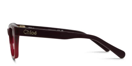 Chloe CH0242O Red, Purple glasses - Red / Purple - Side View