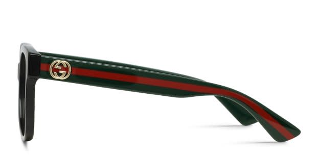 The Gucci GG0038ON is a stylish full-rim frame for women brimming