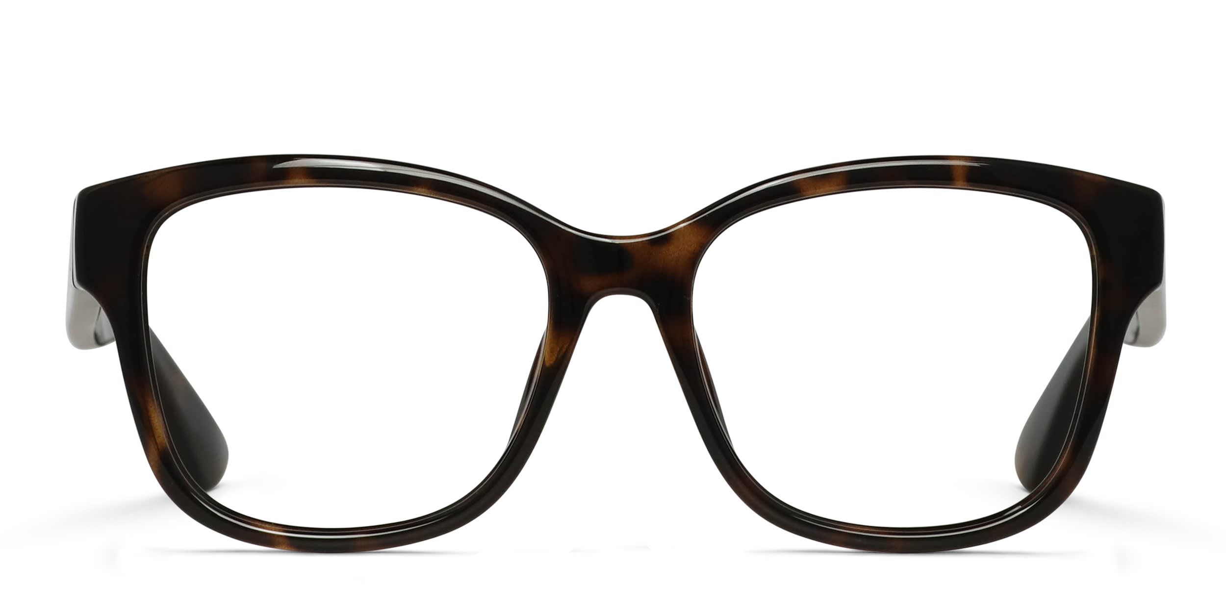 The Gucci GG1340O is a stylish full-rim frame with soft cat-eye