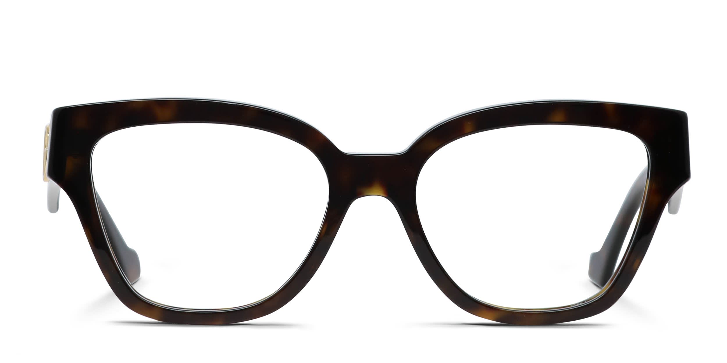 The Gucci GG1424O is a bold full-rim frame brimming with feminine