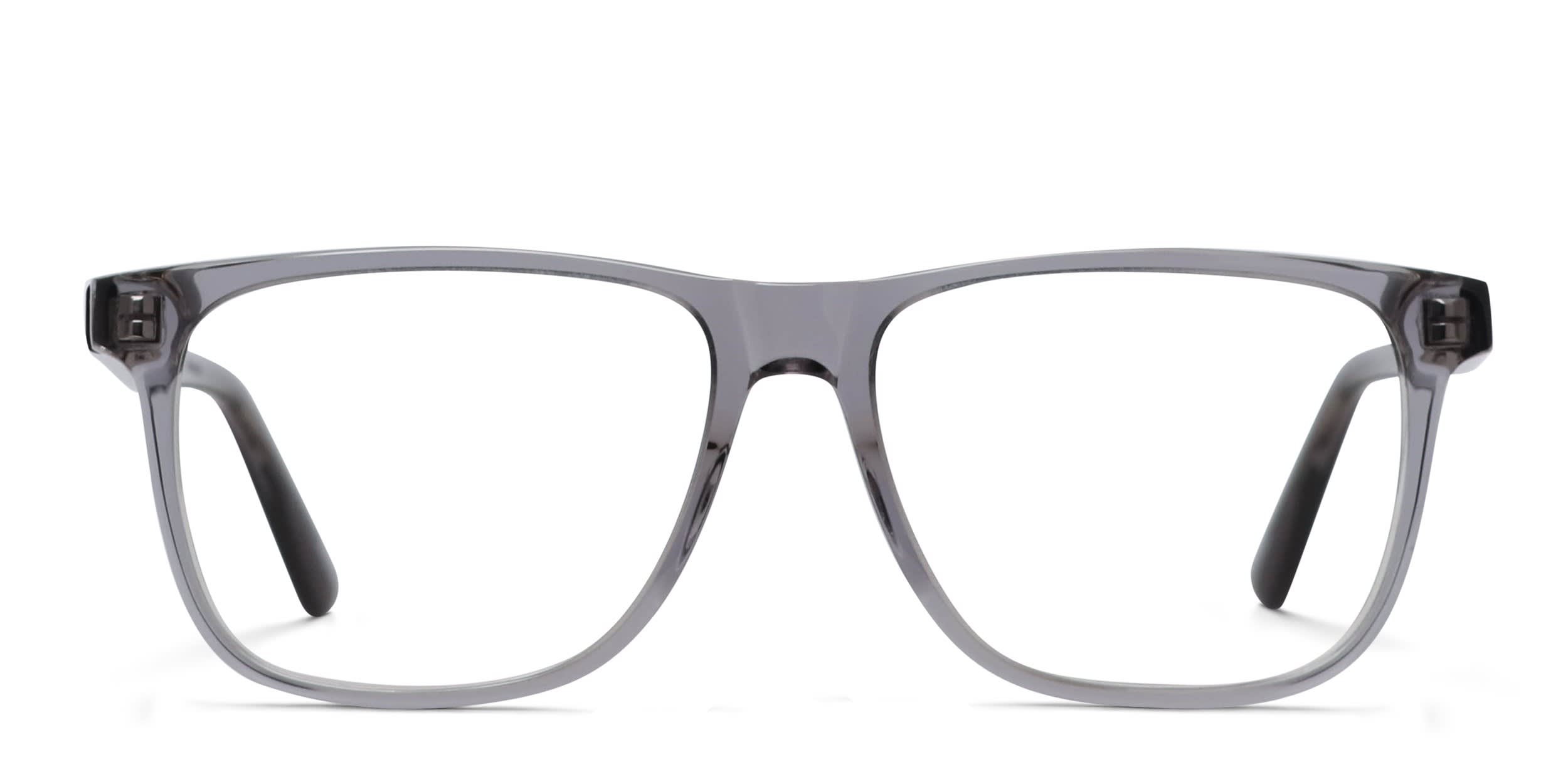 Alexander McQueen AM0463O Gray glasses - Gray - Frontal View