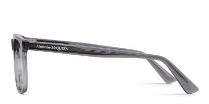 Alexander McQueen AM0463O Gray glasses - Gray - Side View