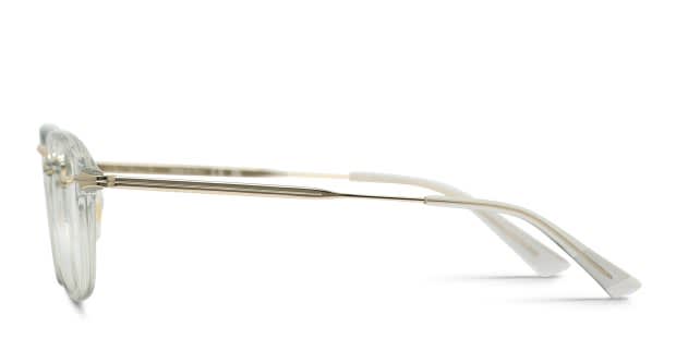 Mont Blanc MB0336O Gray, Gold Prescription Eyeglasses