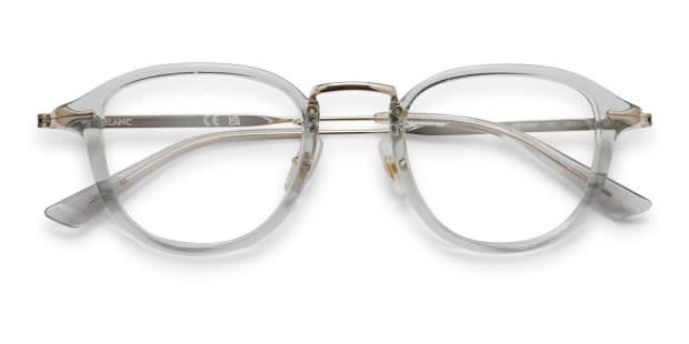 小物 BLANC.. B0036 SILVER / M.GRY Mont Blanc MB0336O Gray, Gold Prescription Eyeglasses