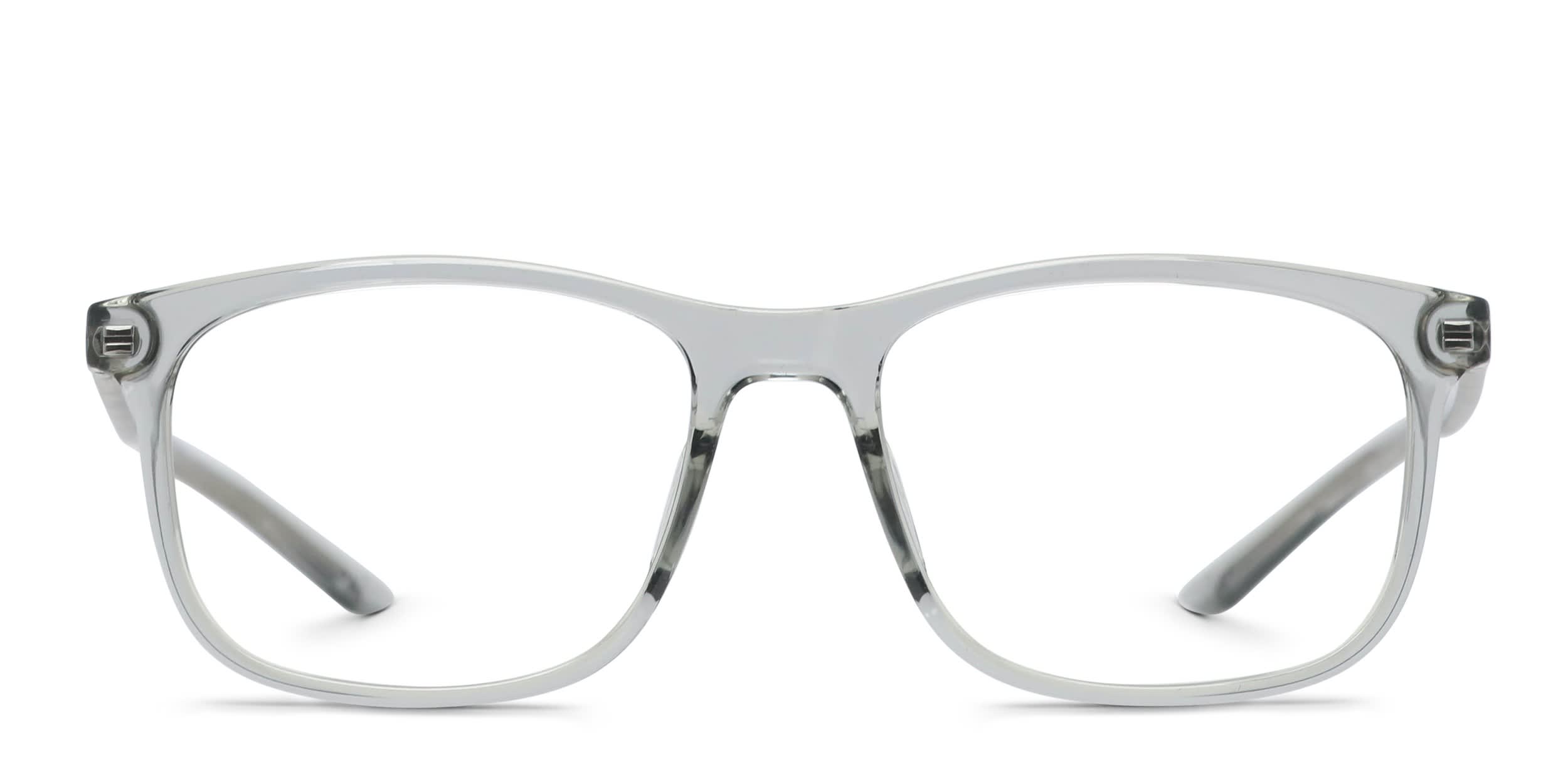 Puma PU0184O Gray, Clear glasses - Gray / Clear - Frontal View