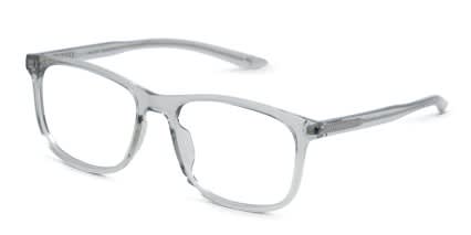 Puma PU0184O Gray, Clear glasses - Gray / Clear - Angle View