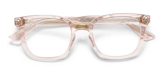 The Gucci GG0184O is a bold full-rim frame with an abundance of