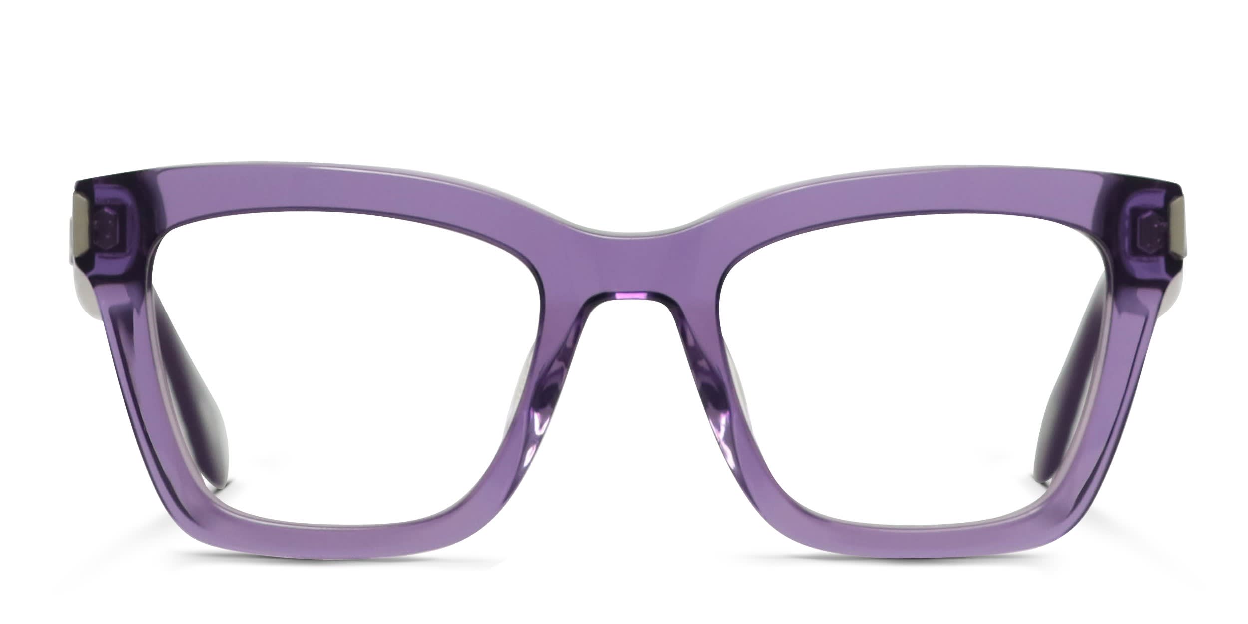 Just Cavalli VJC003V Purple, Clear glasses - Purple / Clear - Frontal View