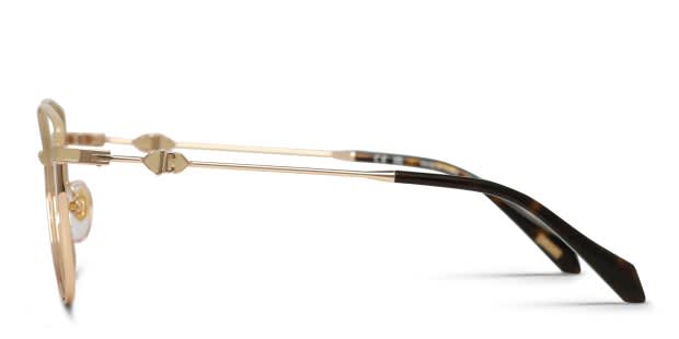 Just Cavalli VJC014 Beige, Gold Prescription Eyeglasses