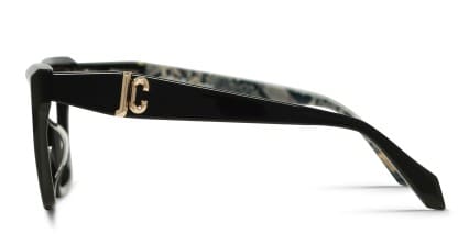 Just Cavalli VJC117 Shiny Black glasses - Shiny Black - Side View