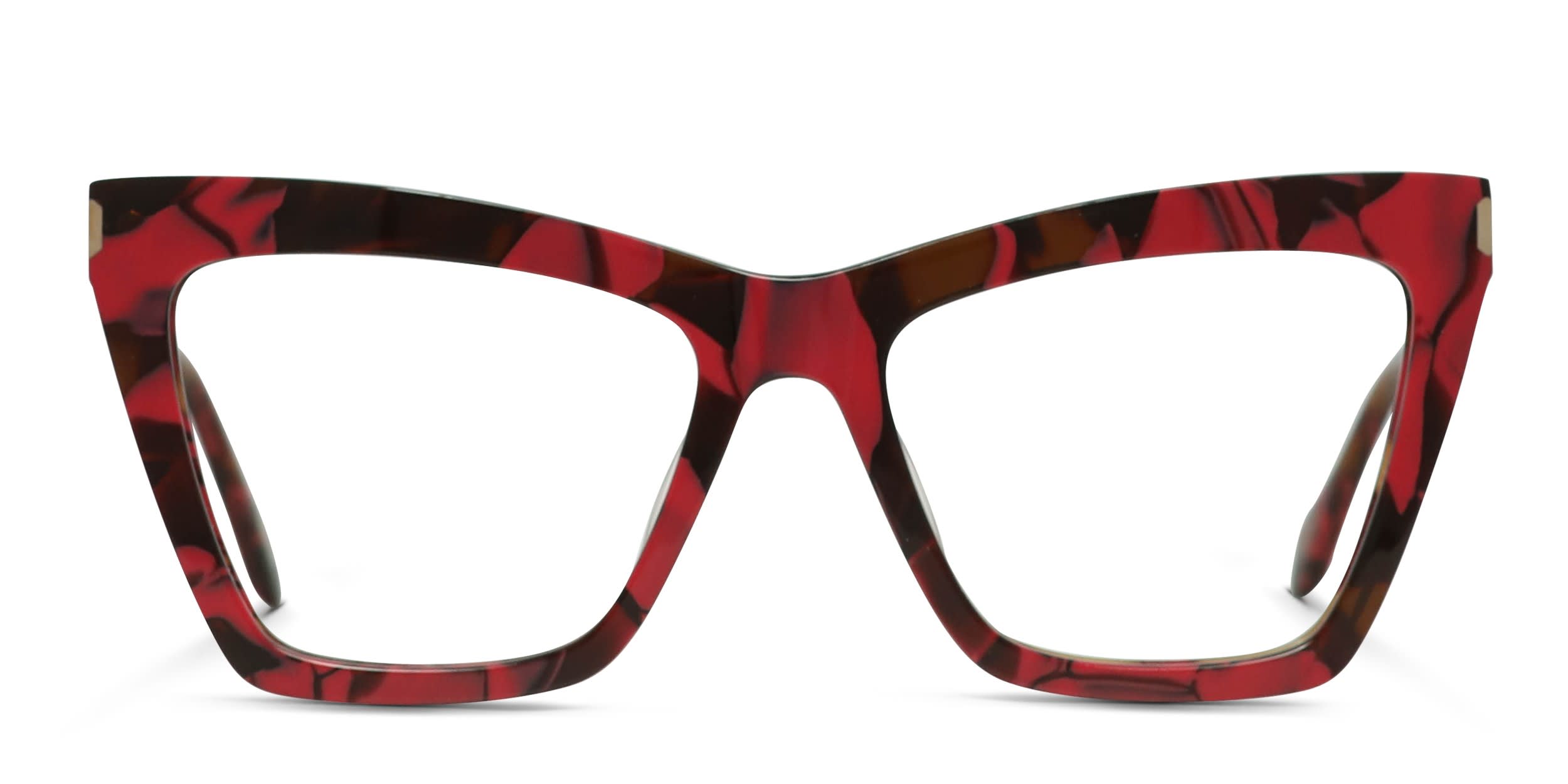 Just Cavalli VJC138 Tortoise, Purple glasses - Tortoise / Purple - Frontal View