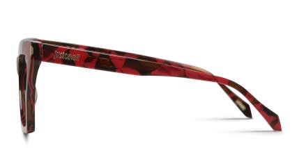 Just Cavalli VJC138 Tortoise, Purple glasses - Tortoise / Purple - Side View