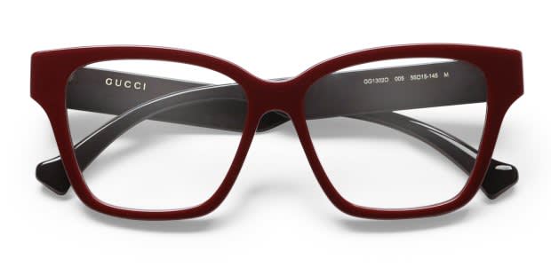 Gucci GG1302O Red Prescription Eyeglasses