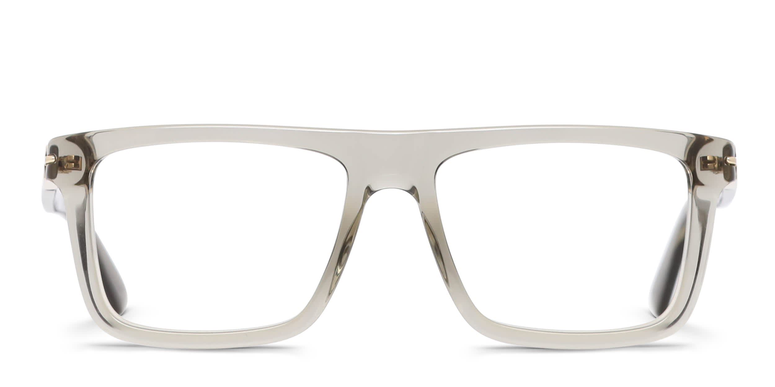 Gucci GG1504O Gray, Clear glasses - Gray / Clear - Frontal View