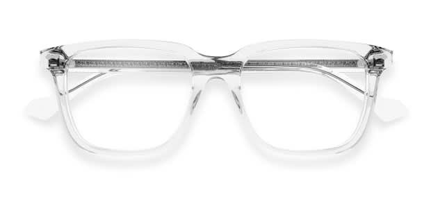 Gucci GG0737O Clear, Gray Prescription Eyeglasses